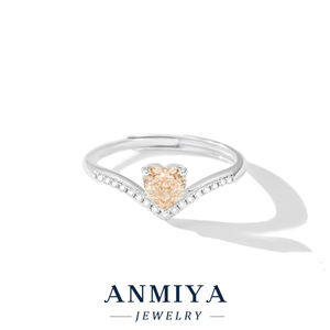 Bijoux doux et attachants Bague en argent sterling 925 Motif coeur Promesse éternelle pour <span class=keywords><strong>femme</strong></span> Date Nuit Anniversaire - Product Image 2