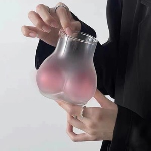 Seaygift artisanat créatif personnalisé drôle cul verre café tasses à thé mignon sexy haute borosilicate bière boisson froide tasse en verre - Product Image 3