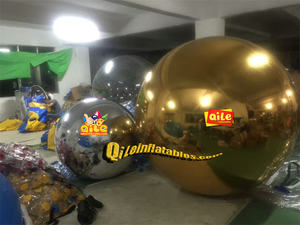 Ballon décoratif personnalisé en miroir argenté en PVC gonflable en usine couleurs boule brillante pour la décoration de mariage - Product Image 6