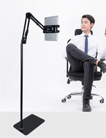 Support de sol cantilever rotatif à 360 degrés pour téléphone et tablette, idéal pour l'enregistrement vidéo et le streaming en direct - Vente Flash