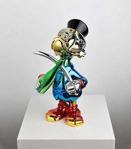 <span class=keywords><strong>Sculture</strong></span> di Anatre in <span class=keywords><strong>Resina</strong></span> Elettroplaccata, <span class=keywords><strong>Design</strong></span> Personalizzato per Arredamento Interno, Arte Decorativa per la Casa - Product Image 4