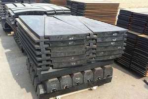 उच्च मैंगनीज स्टील बॉल मिल अंत लाइनर उच्च क्रोम लाइनिंग बॉल मिल रॉड मिल लाइनर स्पेयर पार्ट्स सीमेंट रॉड मिल का हिस्सा - Product Image 5