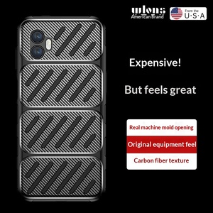 Coque de téléphone antichoc en TPU souple à motif carbone et design animal pour <span class=keywords><strong>Xcover</strong></span> 7 & S26 Ultra, avec dissipation thermique - Product Image 2