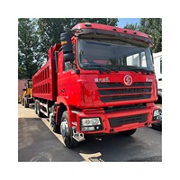 Camion benne diesel Shacman F3000 8x4 380 CV d'occasion, robuste pour le transport de chantier, avec une puissance et une stabilité élevées