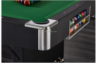 Table de billard pliable 3-en-1 en bois américain STELLARWAY, 7 pieds ou 8 pieds, avec retour automatique des billes – Prix usine
