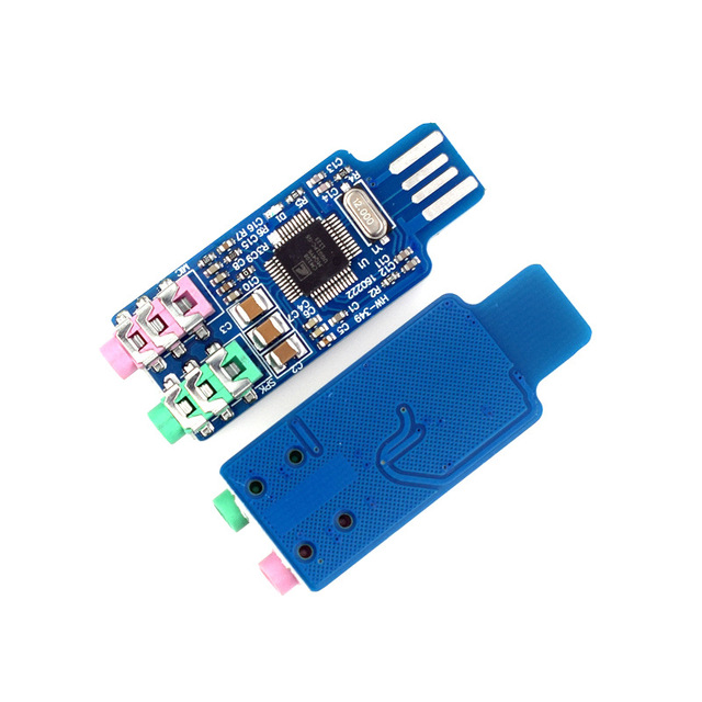 Driver-free USB Sound Card Computer External Module Laptop Sound Card CM108