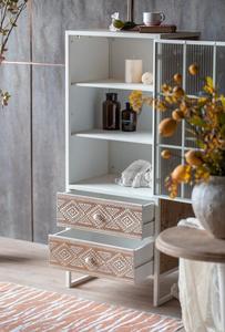 Gỗ lưu trữ phòng khách tủ tự chọn sideboard máy chủ rượu vang Giá điều khiển Tủ thanh mộc mạc đồ nội thất nhà - Product Image 2