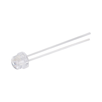 Lampada LED a Cappello di Paglia da 5mm, Luce Bianca Calda 3000K, Angolo di Visione 100°, Dimmerabile, Luminosità Personalizzabile