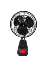 Ventilateur mobile sans fil 21V, 6 pouces, moteur sans balais 3000 tr/min, ventilateur industriel portable rechargeable sur batterie, ODM OEM