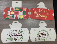 Emballages de Noël de haute qualité pour collations et bonbons, en carton recyclé, pour biscuits de Noël et cadeaux de Noël