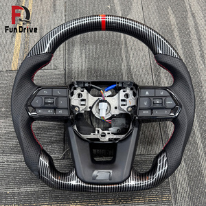 โตโยต้าหนังแท้สีดำเต็ม GR พวงมาลัยสำหรับ Toyota HILUX Corolla Gr86 Camry Land Cruiser Fortuner Gt86 Lc300 Lc200มีสินค้าในสต็อก - Product Image 5