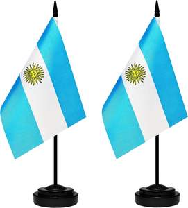 ธงตั้งโต๊ะสำนักงานขนาดเล็กติดบนขาตั้งพร้อม<span class=keywords><strong>ฐาน</strong></span>ตั้งที่วางธงโลหะ - Product Image 3