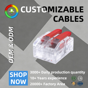 Connecteur Électrique Rapide Série 221 à 4, 5, 2, 3 Broches Mâle & Femelle, <span class=keywords><strong>Contact</strong></span> en Cuivre, Boîtier PC, 40A 450V, pour Connexion de Puissance - Product Image 1