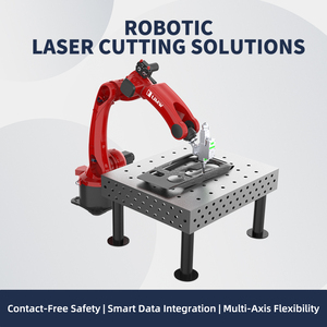 Machine de découpe laser à fibre robotisée 3D de haute précision avec bras robotisé articulé à 6 axes pour le métal - Product Image 2