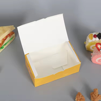 Boîte de papier de poulet frit ventilé avec logo personnalisé imprimé jetable Kfc coréen fast-food Rôti à emporter