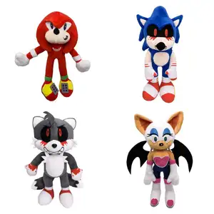 Figurine de dessin animé la plus populaire en gros promotionnelle poupées en peluche Sonic jouets pour enfants
