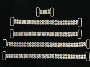 17cm Durable 3 Rangées Strass Chaîne Bikini Hanche Sangle Connecteur Diamant Coupe Chaînes pour Femmes IFBB Concours Costume Ornement - Product Image 2