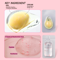 Nouveau Duo de Sérums Quotidiens à Double Compartiment Anti-âge Éclaircissant – Coffret Voyage Soin Visage Double Compartiment (Sérum et Crème)