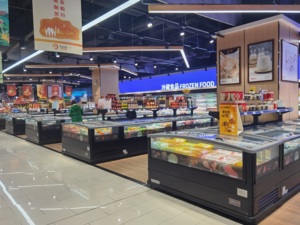 Chất lượng cao mở hiển thị tủ đông tủ Rau lớn cửa sổ đảo Tủ đôi Nhiệt độ sử dụng rộng rãi tủ lạnh - Product Image 3