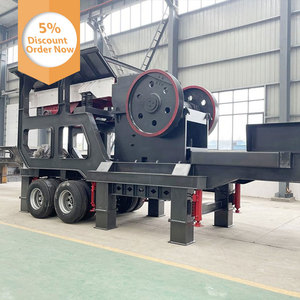 Trituradora de Mandíbulas Móvil de 50 T/h para Tractor, Máquina Móvil de Trituración de Mineral de Hierro con Precio Competitivo - Product Image 1