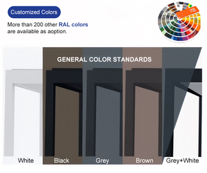 Pergola en aluminium thermolaqué DIY, résistante au vent, avec instructions claires, pavillon facile à assembler pour les décorations de petits jardins - Product Image 3