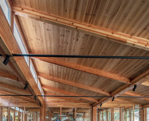 Vigas de Madera Laminada Encolada de Larga Duración para Techos Industriales - Product Image 3