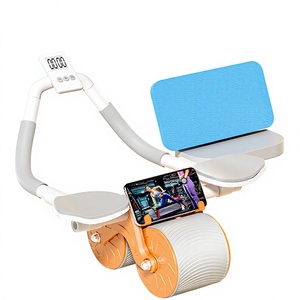Supporto per Gomito con Ruota a Rimbalzo Automatico Bodyup PP, <span class=keywords><strong>Design</strong></span> a 2 Ruote, per Allenamento Addominale, Uso in <span class=keywords><strong>Palestra</strong></span>, Leggero, Durevole, Ecologico - Product Image 6