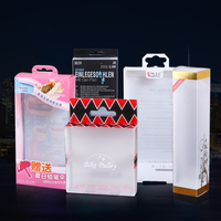 Boîte d'emballage transparente en plastique PVC de haute qualité, impression couleur, boîte pliante en PP, boîte carrée légère