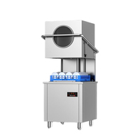 Sélection KitchenTop moderne efficace et économe en énergie lave-vaisselle automatique utilisation commerciale portable lave-vaisselle à hotte verticale