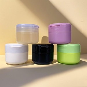 Wholesale 10g 20g 30g 50g 100g Yellow Pink White Lip Balm Scrub Container Empty PP Plastic Cosmetic <b>Eye</b> Face Cream Jar with Lid - Product Image 5