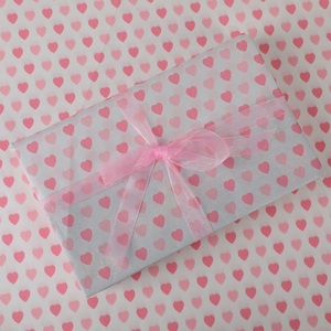 Papel de seda estilo corazón de amor, papel de regalo fino para festividades y regalos hechos a mano. - Product Image 1
