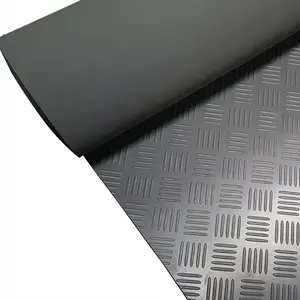 3mm-6mm thick floor damping and wear-resistant five-shoulder rubber mat