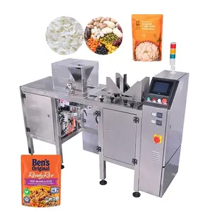 Low Price Vacuum Fully Automatic Granule 1kg 2kg 5kg Grain Rice Pouch Bag Packing Machine