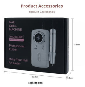 Nouvelle perceuse à ongles électrique portable rechargeable V1, vitesse puissante 45000 tours par minute, 45000 tr/min - Product Image 6