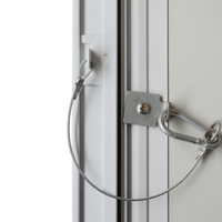 Plaque d'accès en aluminium avec éclairage LED intégré et fermeture à clip dissimulée pour l'inspection et la maintenance des plafonds en plaques de plâtre, certifiée CE RoHS