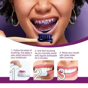<span class=keywords><strong>EELHOE</strong></span> Venta al por Mayor Marca Privada 30ML <span class=keywords><strong>Corrector</strong></span> de Color Dental con Extracto Natural V34 Mousse Blanqueador de Dientes Morado para Limpiar Manchas - Product Image 4