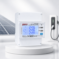 Compteur d'énergie triphasé homologué MID EM4371, connexion RS485 Modbus RTU CT, solaire bidirectionnel
