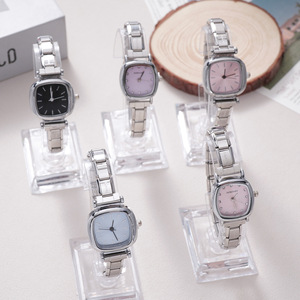Women's Quartz Watch Steel Strap Square Dial Casual Fashion Bracelet Watch For Students - Product Image 2