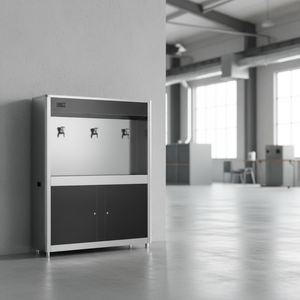 Distributeur d'eau commercial et domestique – Unité autonome avec sortie eau chaude/froide instantanée, noir, pour usage extérieur en hôtel - Product Image 4