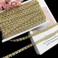 Bande de décoration en plastique papillon or et argent avec strass, très demandée