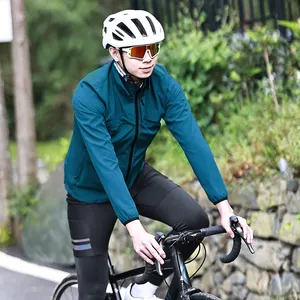 WOSAWE Wholesale High Quality Cycling Softshell Jacket Men outdoor Sports Breathable Zipper Windbreaker