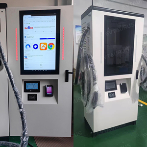 Stations de recharge DC pour véhicules électriques commerciales de pointe avec écran, RFID, QR, COGE, 80 kW, 120 kW, 160 kW, 180 kW, CCS2, GBT, NACS, montage au sol - Product Image 6