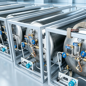 Réservoir de stockage cryogénique vertical de qualité recherche 360L pour GNL, vente en gros, réservoir de stockage de qualité alimentaire pour la recherche astronomique - Product Image 4