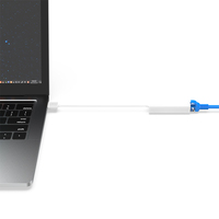 Carte réseau USB C Type a à port unique LAN Hub Chip RTL8152 USB 100M RJ45