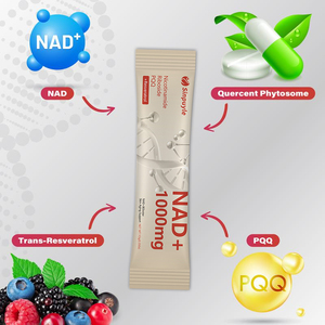 Suplementos Herbales NAD+ 1000mg Nicotinamida Ribósido PQQ en Stock en EE. UU. para Bebidas Líquidas, Antienvejecimiento, Energía Celular y Apoyo para la Piel - Product Image 6
