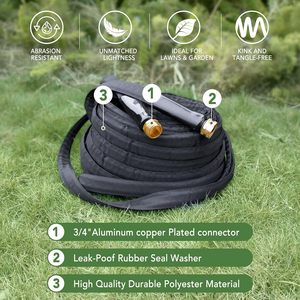 Tuyau d'arrosage flexible Xinglun 150 Psi haute pression en caoutchouc pour l'arrosage des plantes et le lavage de voiture - Product Image 5