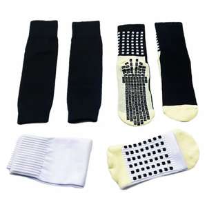 Venta al por mayor Classic Athletic Grip Crew Calcetines con mangas protectoras antideslizantes para deportes Gimnasio Logo en la parte inferior para la <span class=keywords><strong>temporada</strong></span> de primavera - Product Image 5