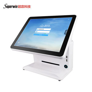 Hot Sale 15 inch sing-core touch pos machine with customer display stable case can be used with or without internet - Product Image 1