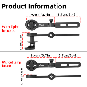 VXM Nylon Bicycle GPS Code Table Bracket with Light Mount Adjustable Thickened Cycling <strong>Computer</strong> Holder Road <strong>MTB</strong> Accessories - Product Image 2