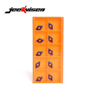 Jeekvisen DCMT070204 PVD-เครื่องมือกลึงทังสเตนคาร์ไบด์เคลือบ PVD-Blue เครื่องกลึงโลหะนาโน-น้ำเงินคมทนต่อการสึกหรอปรับแต่งได้100กรัม - Product Image 1
